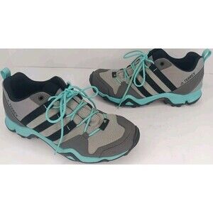 Adidas Gray Light Blue Terrex Hiking/Walking Shoes BB4623 Womens Size 7 *NICE*